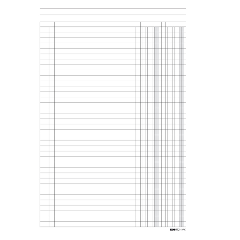 REGISTRO A 2 COLONNE 100PAG. 31X24CM E2763