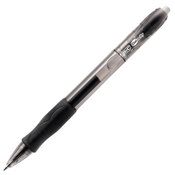 Scatola 12 penna sfera scatto GELOCITY 0,7mm nero BIC