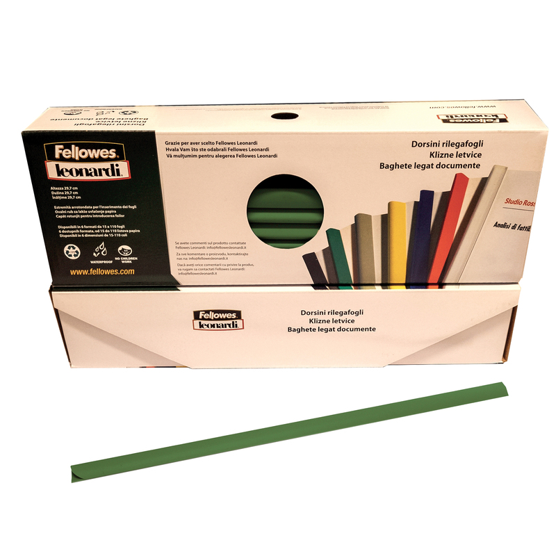 SCATOLA 50 DORSETTI 6MM VERDE TONDO