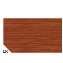 10RT CARTA CRESPA MARRONE 870 (50X250CM) 48gr/m2 Rex Sadoch