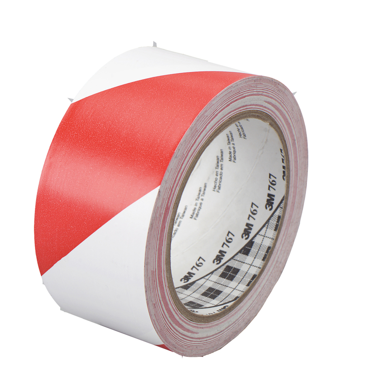 NASTRO ADESIVO 50MMX33MT BIANCO/ROSSO ScotchR 767