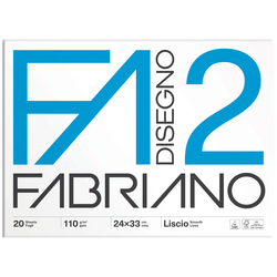 BLOCCO FABRIANO2 (24X33CM) 20FG 110GR LISCIO 4 ANGOLI