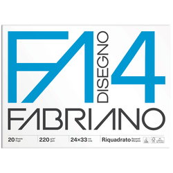 ALBUM FABRIANO4 (24X33CM) 220GR 20FG LISCIO SQUADRATO