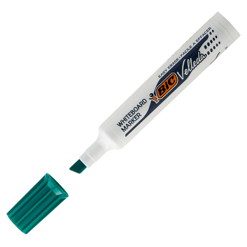 Pennarello VELLEDA 1791 punta scalpello whiteboard verde BICR