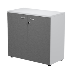 LIBRERIA alta metal + arm. basso bianco/bianco/antracite/str.antracite ESSENCE