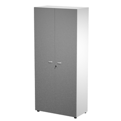 LIBRERIA alta metal + arm. basso bianco/antracite/antracite/str.antrac. ESSENCE