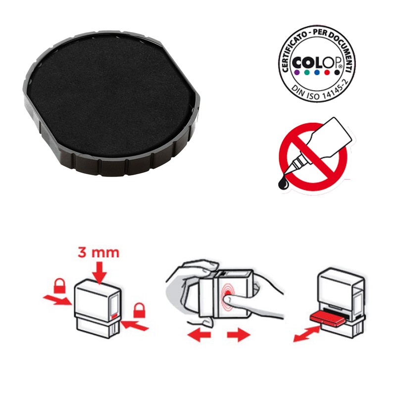 TAMPONE COLOP E/PSP R40 NERO