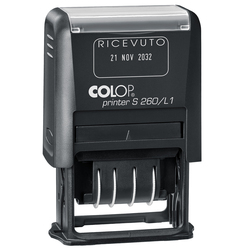 Timbro S260/L1 DATARIO + RICEVUTO 4mm autoinchiostrante COLOP