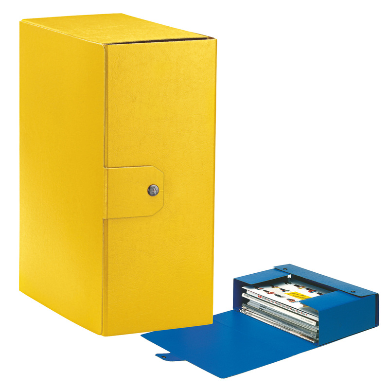 Scatola progetto C35 25x35cm dorso 15 giallo ESSELTE