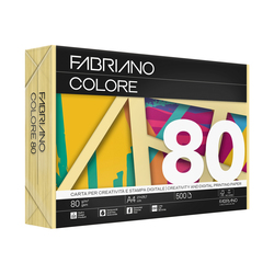 FabrianoColore A4 80GR 500FG COL.TENUE BANANA