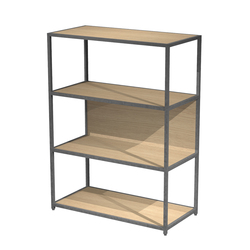 Pannello acustico da scrivania L75xH40cm c/morsetti neri AZZURRO Stripes