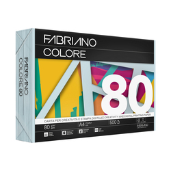 FabrianoColore A4 80GR 500FG COL.TENUE CELESTE CHIARO