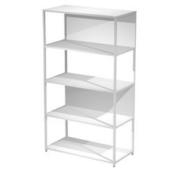 Pannello acustico da scrivania L135xH40cm c/morsetti neri AZZURRO Stripes