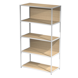 Pannello acustico da scrivania L135xH40cm c/morsetti neri ROSSO Stripes