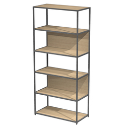 Pannello acustico da scrivania L155xH40cm c/morsetti neri AZZURRO Stripes