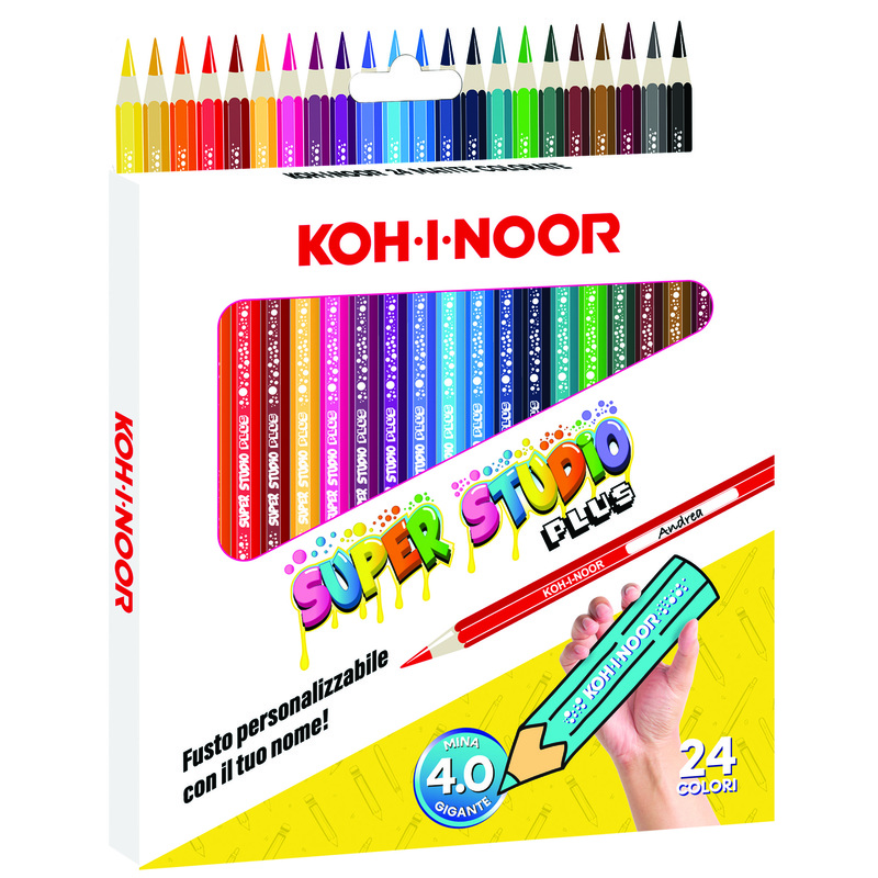 ASTUCCIO 24 MATITE COLORATE STUDIO GOLD KOHINOOR