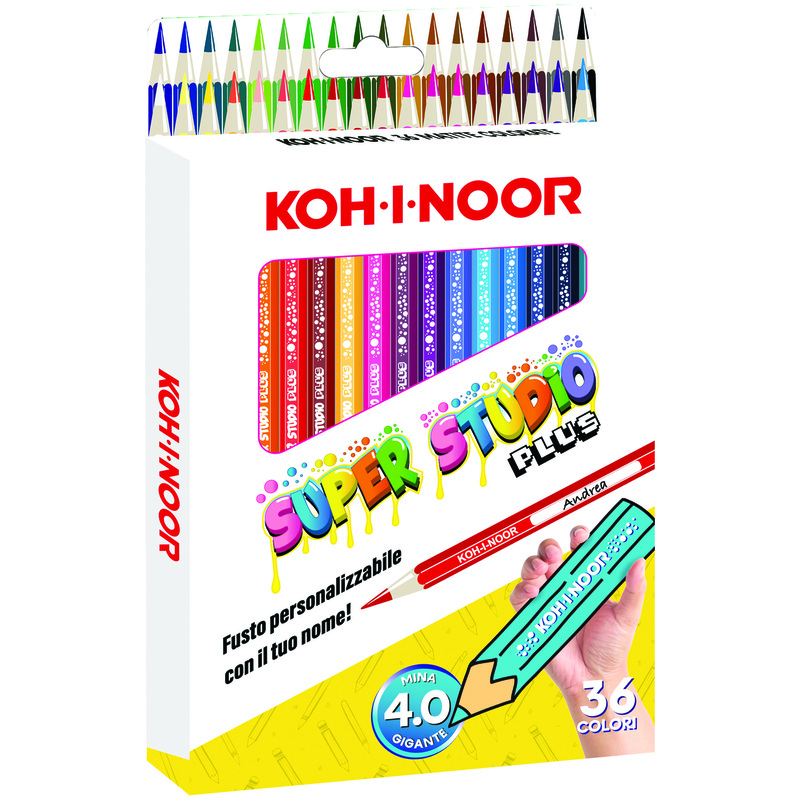 Astuccio 36 matite colorate Studio Koh.I.Noor