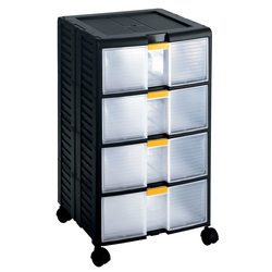 MODULO AGGIUNTIVO libreria Modular 90x44H161cm con struttura BIANCO - ANTRACITE