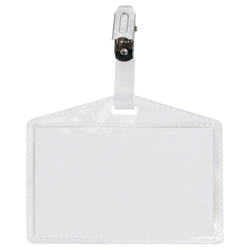 100 portanome Pass 3P 9,5x6cm c/clip in metallo s/cartoncino Sei Rota