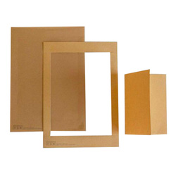 10 cartoncini prefustellati 117x170mm avana Kartos