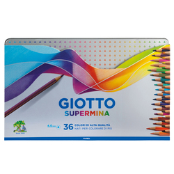 ASTUCCIO METALLO 36 PASTELLI SUPERMINA GIOTTO