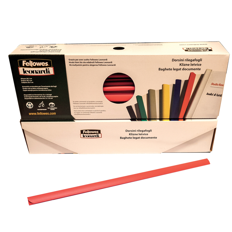 SCATOLA 50 DORSETTI 6MM ROSSO TONDO
