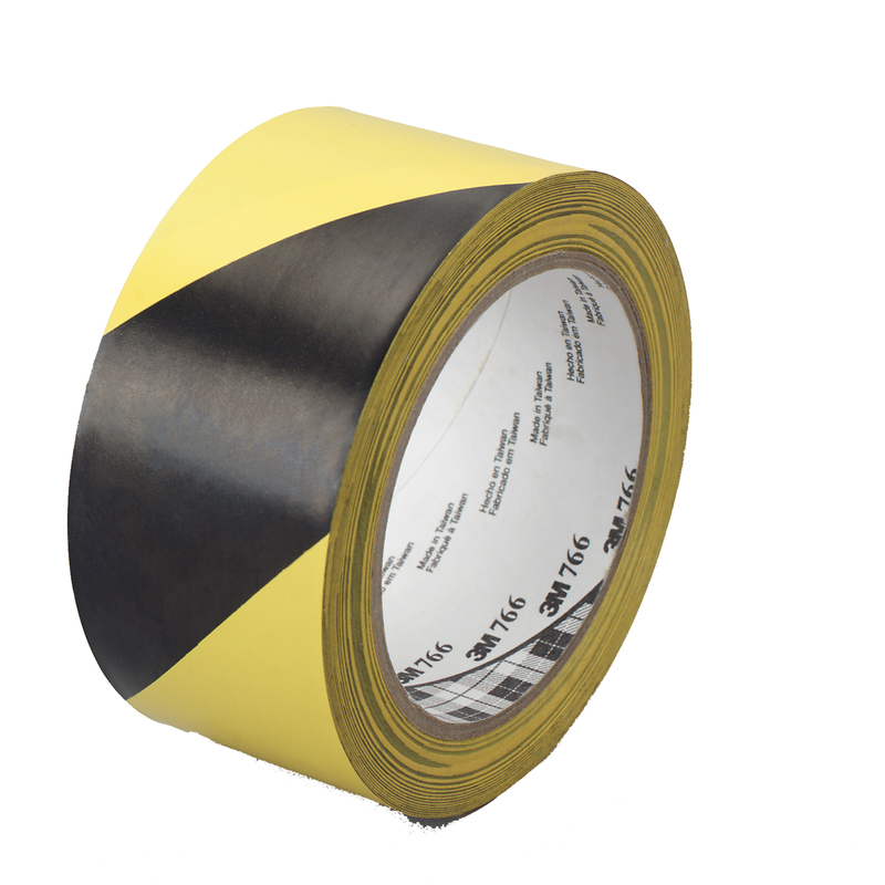 NASTRO ADESIVO 50MMX33MT GIALLO/NERO ScotchR 766
