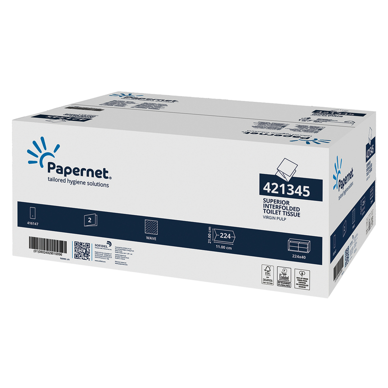 Pacco 224 strappi Carta Igienica interfogliata Papernet