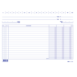 MODELLO CMR LETTERA VETTURA INTERNAZ. 5COPIE autoric 12"x24CM 100FG E0052BIS