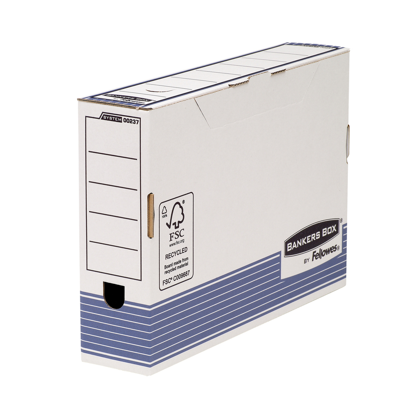SCATOLA ARCHIVIO LEGALE DORSO 83MM BANKERS BOX SYSTEM