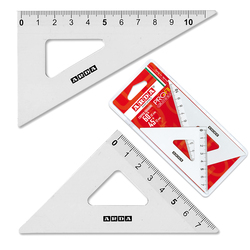 COPPIA SQUADRA PROFIL ALLUMINIO 12CM 45  60  ARDA