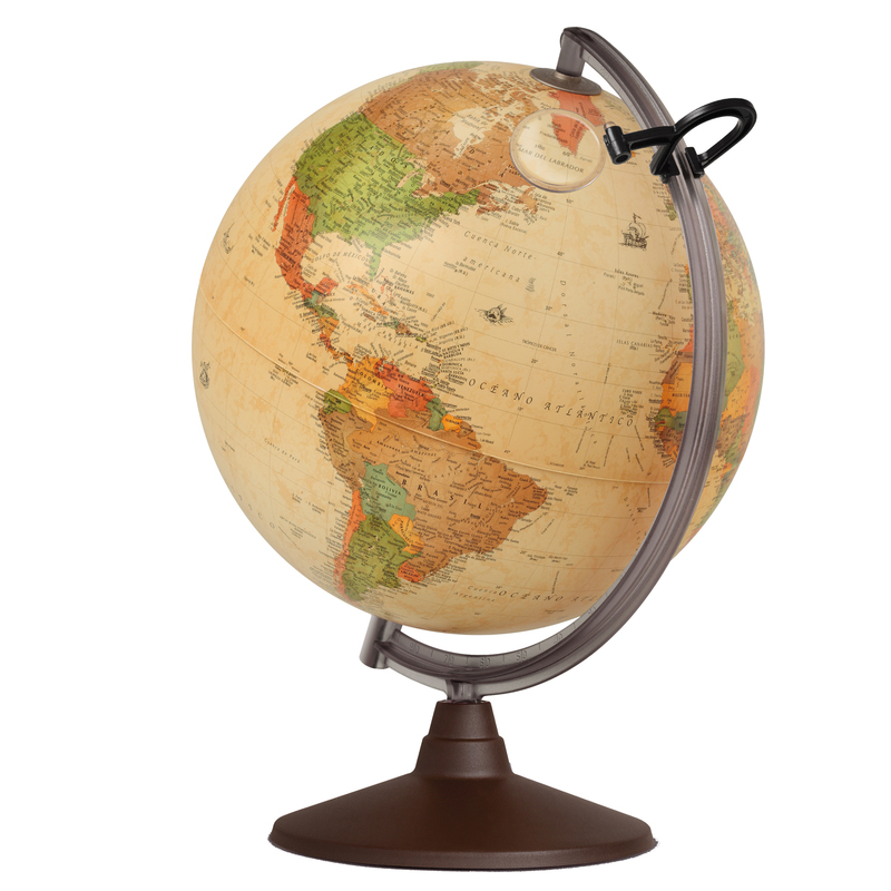 GLOBO GEOGRAFICO ILLUMINATO MARCO POLO D 30CM Tecnodidattica