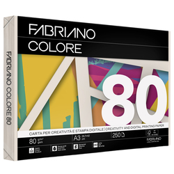 Carta Fabriano Colore A3 80GR 250FG COL.TENUE AVORIO