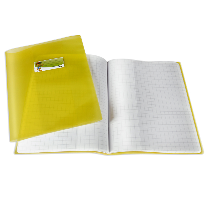 COPRIMAXI PPL LISCIO TRASPARENTE GIALLO C/ALETTE E PORTAETICHETTA SEI ROTA