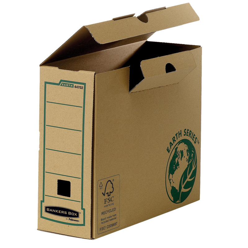 Scatola archivio A4 dorso 100mm Banker Box Earth series