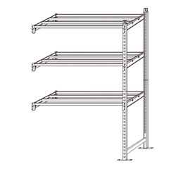 Scaffale Rang'Eco300 3 ripiani 100x60xH200cm - Modulo Aggiunta