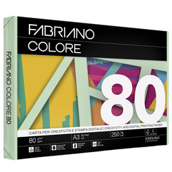 Carta Fabriano Colore A3 80GR 250FG COL.TENUE ACQUAMARINA