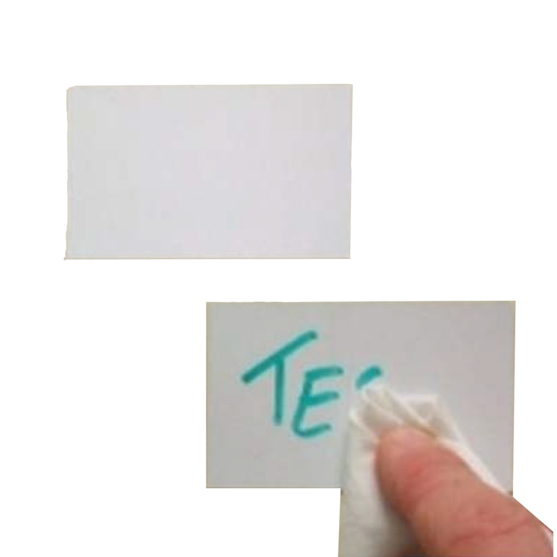 Blister 20 etichette magnetiche 40x100mm scrivibili e cancellabili Markin