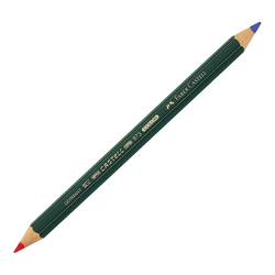 MATITA BICOLORE GROSSA ROSSO-BLU 873 FABER CASTELL