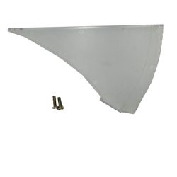 'n.10 PLASTIC SAFETY SHIELD (scherm+fermafogli) x Taglierina 3023 Tittanium