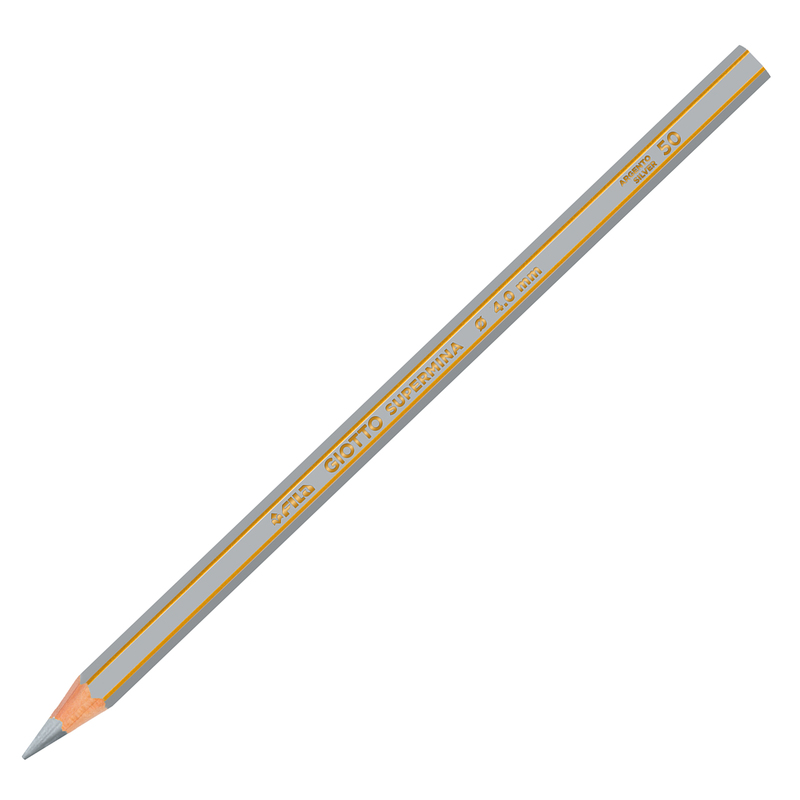 Pastello Giotto Supermina monocolore argento 50