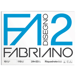 ALBUM P.M. FABRIANO2 (24X33CM) 10FG 110GR LISCIO SQUADRATO