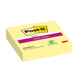 BLOCCO 90foglietti Post-itR Super Sticky Giallo Canary 47,6x47,6mm 622-12SS-CY