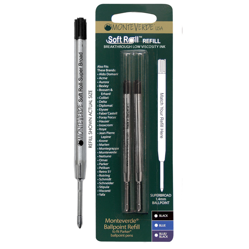Blister 2 refill per SFERA Parker R BLU PUNTA LARGE