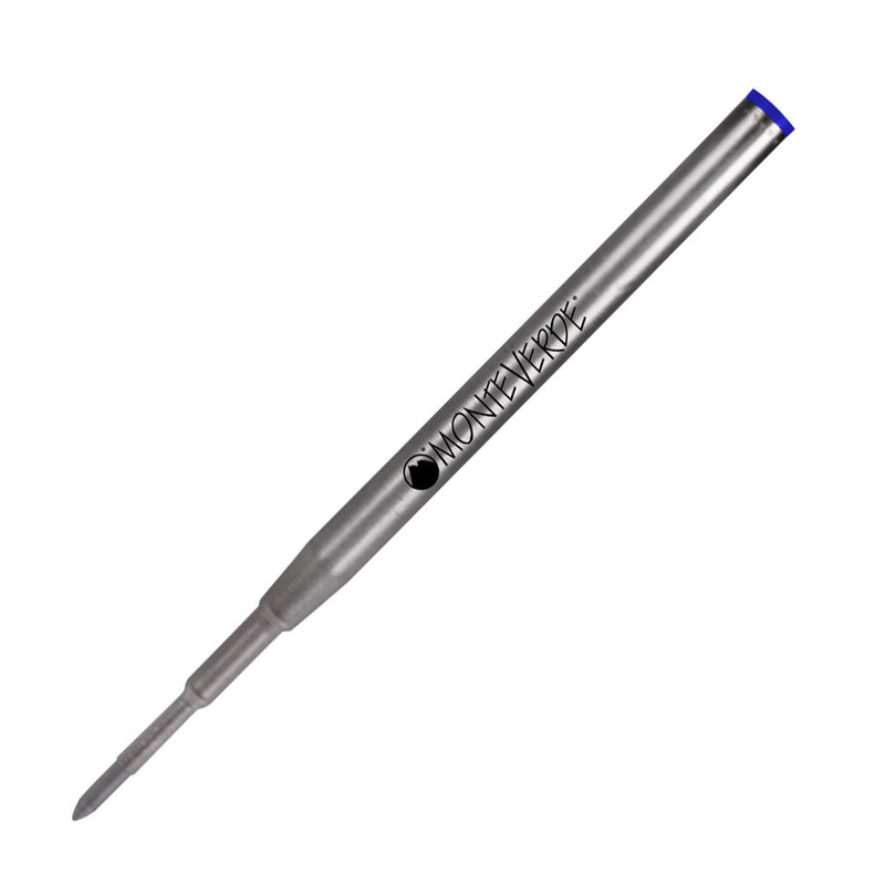 Blister 2 refill GEL per sfera Montblanc R BLU PUNTA MEDIA