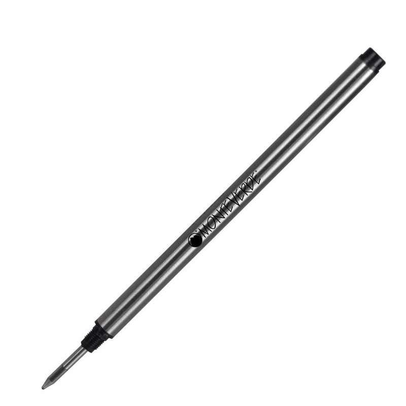 Blister 2 refill in metallo per ROLLER Montblanc R NERO PUNTA FINE