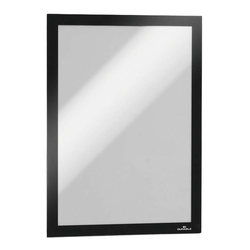 Cornice espositiva adesiva DuraframeR A4 21x29,7cm nero DURABLE
