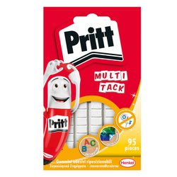 BLISTER 95 GOMMINI ADESIVI UNIVERSALI BIANCHI MULTI-TACK PRITT