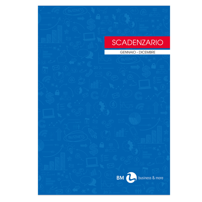 SCADENZARIO GEN-DIC 24fg USO MANO 17x24cm BM