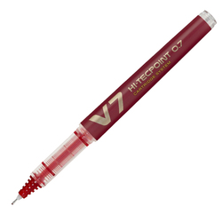 ROLLER HI-TECPOINT V7 RICARICABILE ROSSO PILOT